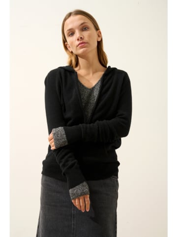 Just Cashmere Kaschmir-Cardigan "Debbie" in Schwarz