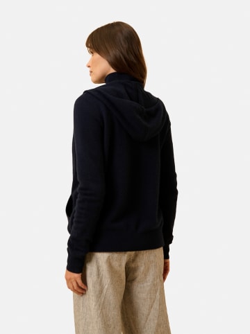 Just Cashmere Kasjmieren vest "Debbie" donkerblauw