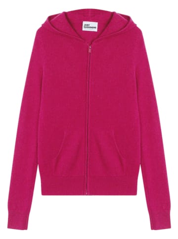 Just Cashmere Kasjmieren vest "Debbie" roze