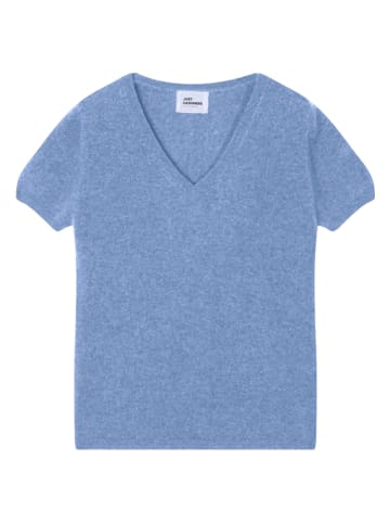 Just Cashmere Kaschmir-Shirt "Glamis" in Hellblau