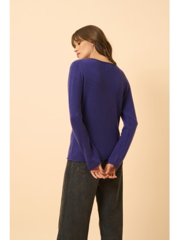Just Cashmere Kaschmir-Pullover "Grace" in Blau