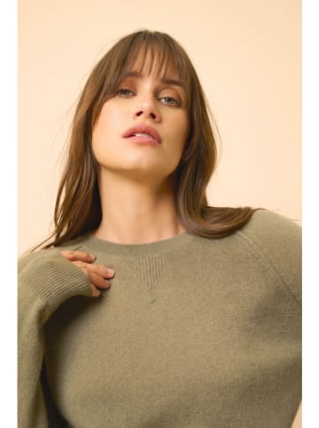 Just Cashmere Kaschmir-Pullover "Helen" in Grün