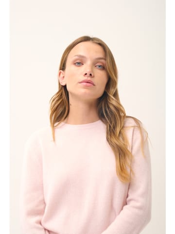 Just Cashmere Kasjmieren trui "Janice" rosé