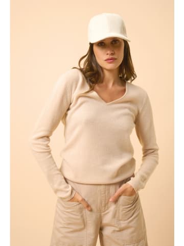 Just Cashmere Kaschmir-Pullover "Joan" in Beige