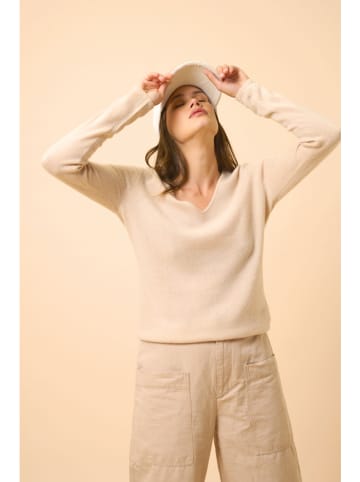 Just Cashmere Kaschmir-Pullover "Joan" in Beige
