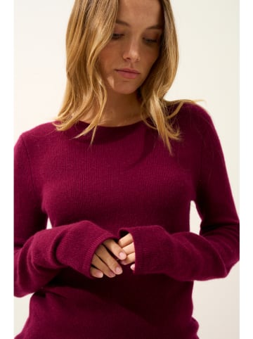 Just Cashmere Kaschmir-Pullover "Joyce" in Bordeaux