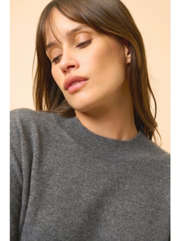 Just Cashmere Kaszmirowy sweter "Kayla" w kolorze antracytowym