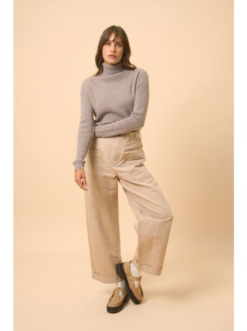 Just Cashmere Kaschmir-Rollkragenpullover "Lexie" in Grau