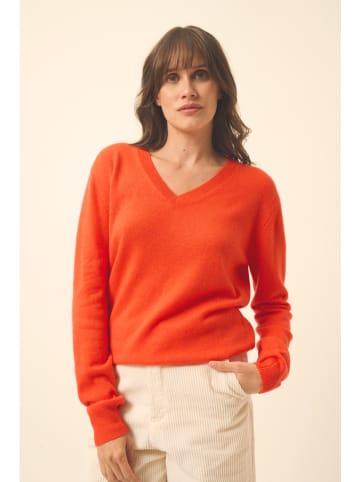 Just Cashmere Kaschmir-Pullover "Nora" in Orange