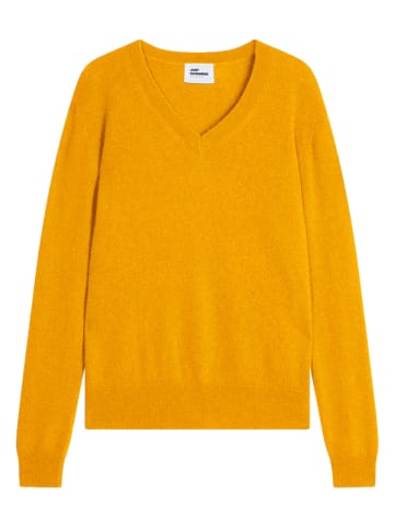 Just Cashmere Kaszmirowy sweter "Nora" w kolorze żółtym