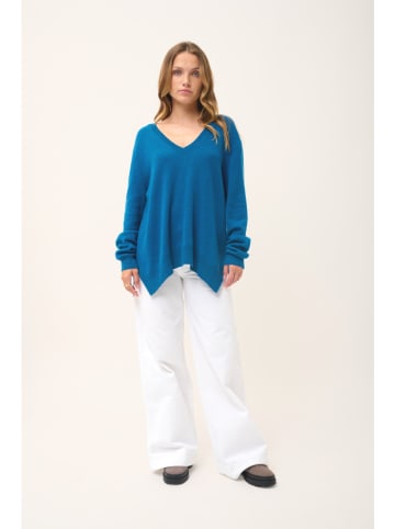 Just Cashmere Kaschmir-Pullover "Opal" in Blau