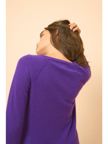 Just Cashmere Kasjmieren trui "Phoebe" paars