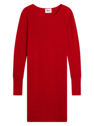 Just Cashmere Kasjmieren jurk "Susan" rood