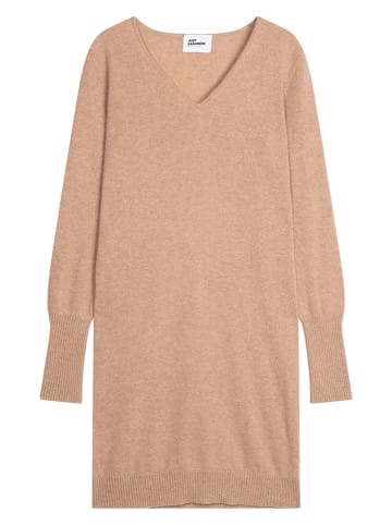 Just Cashmere Kaschmir-Kleid "Susan" in Camel