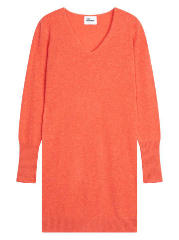 Just Cashmere Kaszmirowa sukienka "Tracy" w kolorze pomarańczowym