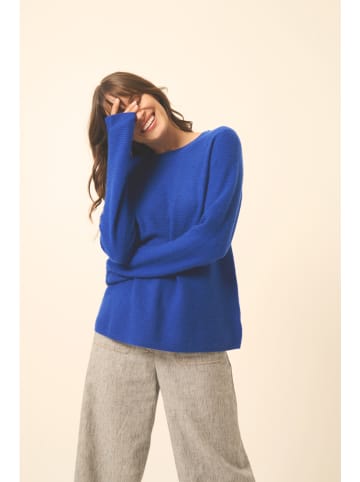 Just Cashmere Kaschmir-Pullover "Nethy" in Blau