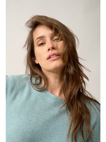 Just Cashmere Kaschmir-Pullover "Nethy" in Türkis
