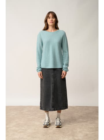 Just Cashmere Kaszmirowy sweter "Nethy" w kolorze turkusowym