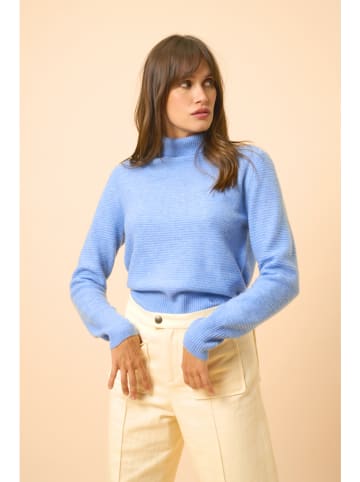 Just Cashmere Kaschmir-Rollkragenpullover "Udny" in Hellblau