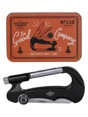 Gentlemen's Hardware Narzędzie wielofunkcyjne w kolorze czarnym - dł. 12 cm