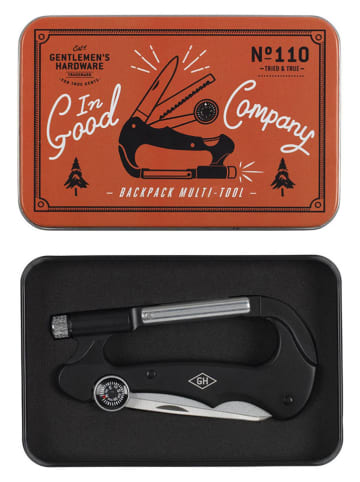 Gentlemen's Hardware Narzędzie wielofunkcyjne w kolorze czarnym - dł. 12 cm