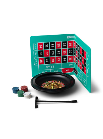 Gentlemen's Hardware Roulette- und Poker-Set "Casino Night" in Bunt