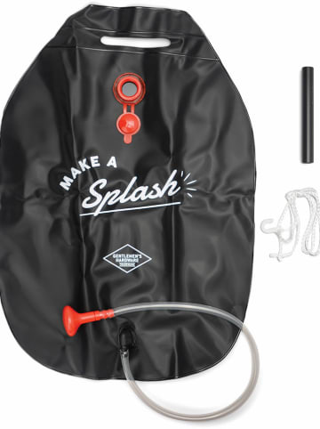 Gentlemen's Hardware Campingdusche in Schwarz/ Rot