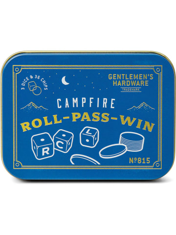 Gentlemen's Hardware Camping-Spiel "Roll Pass Win" in Blau