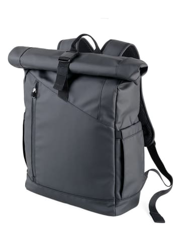 Troika Rolltop-Rucksack in Grau - (B)33 x (H)53 x (T)11 cm