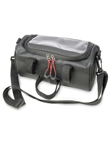 Troika Lenker-Fahrradtasche in Schwarz - (B)24 x (H)13 x (T)14 cm