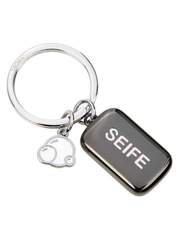 Troika Schlüsselanhänger ''Seife'' in Grau/ Silber - (L)7,2 cm