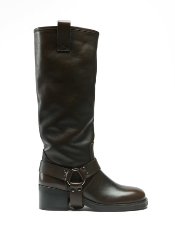 Frank Daniel Leder-Stiefel in Braun