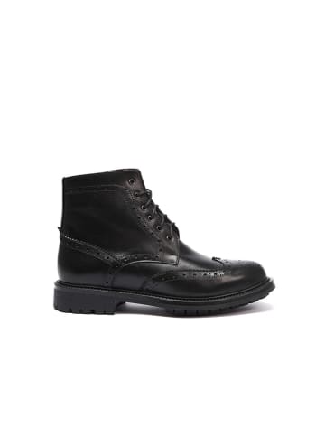 Frank Daniel Leren boots zwart