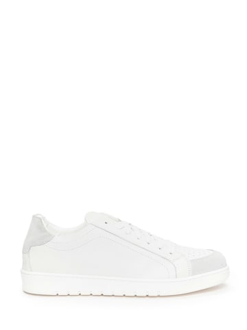 Frank Daniel Leren sneakers wit