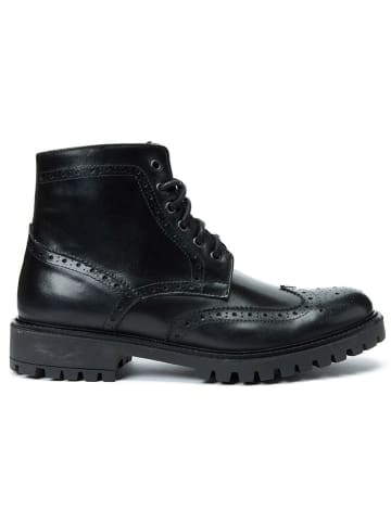 Frank Daniel Leren boots zwart