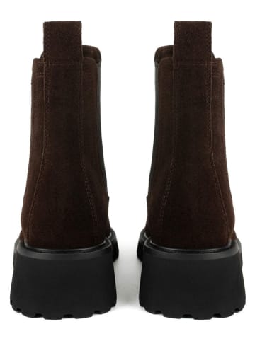 loft37 Leder-Chelsea-Boots "From The Best" in Braun