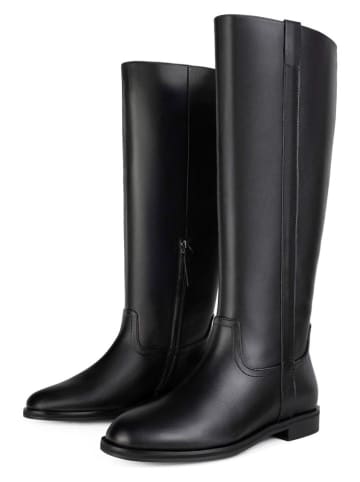 loft37 Leder-Stiefel "Asteroid Belt" in Schwarz