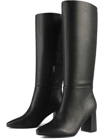 loft37 Leder-Stiefel "Miss Agent" in Schwarz