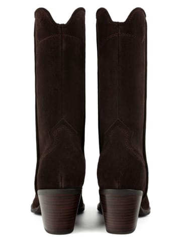 loft37 Leder-Westernstiefel "Rock Me Slow" in Braun