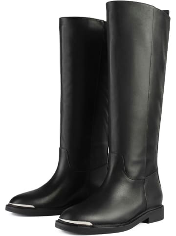 loft37 Leder-Stiefel "Walk The Line" in Schwarz
