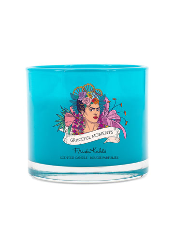 Frida Kahlo Duftkerze "Graceful Moments'' in Türkis/ Lila - 180 g