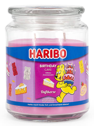 Haribo Geurkaars "Haribo Birthday Cake" lichtroze - 510 g
