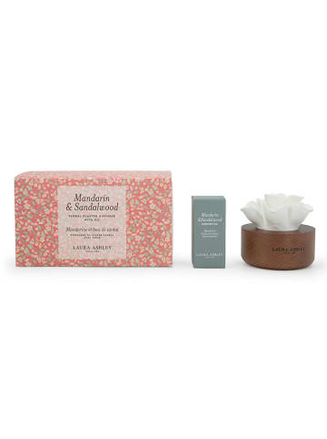 Laura Ashley 2-delige set: geurbloem en geurolie ''L. Ashley - Mandarin & Sandalwood" - 10 ml