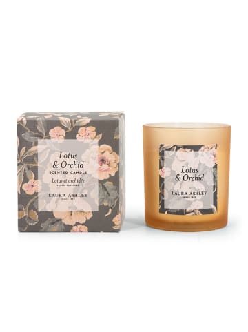 Laura Ashley Duftkerze ''Laura Ashley - Lotus & Orchid'' in Orange - 200 g