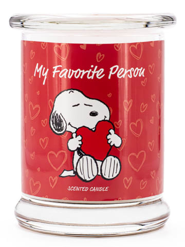 Peanuts Geurkaars "Peanuts My Favorite Person" rood - 250 g