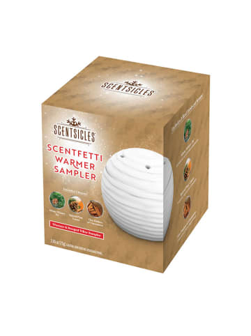 Scentsicles 4-delige geurlampset "Xmas'' wit - 3x 25 g