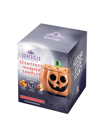Scentsicles 4tlg. Duflampen-Set ''Halloween'' in Orange - 3x 25 g