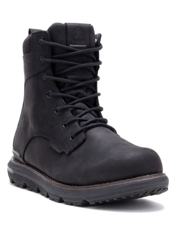 Kamik Skórzane kozaki "Brodyl" w kolorze czarnym