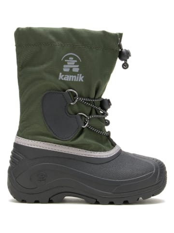 Kamik Winterlaarzen "Southpole4" donkergroen/grijs