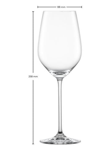 Schott Zwiesel Kieliszki (4 szt.) "Fortissimo" do czerwonego wina - 505 ml